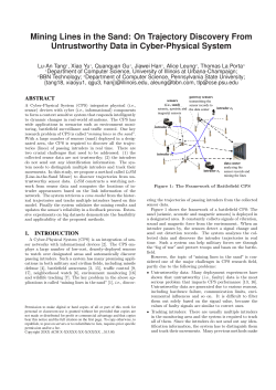 Mining Lines in the Sand: On Trajectory Discovery From