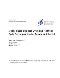 Model-based Business Cycle and Financial Cycle Decomposition