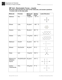 IMF Unit - Electrostatic Forces &ndash; Liquids