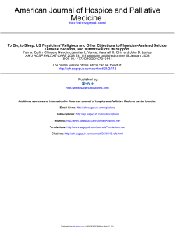 American Journal of Hospice and Palliative Medicine