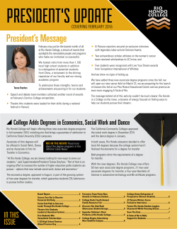February - Rio Hondo College