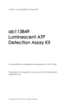 ab113849 Luminescent ATP Detection Assay Kit