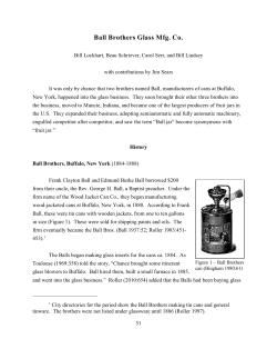 Ball Brothers Glass Mfg. Co. - Society for Historical Archaeology