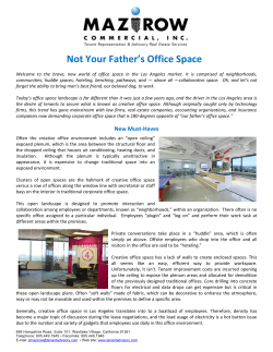 Not Your Father`s Office Space