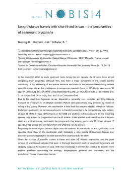 Long-distance travels with short-lived larvae &ndash; the