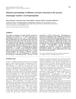 Selective permeability to IP3 - Journal of Cell Science