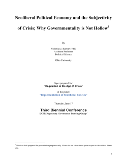 kiersey governmentality not hollow