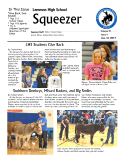 LHS Students Give Back Lemmon High School Stubborn Donkeys