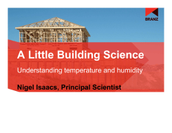 A Little Building Science