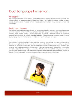 DLI Handbook - Coppell ISD