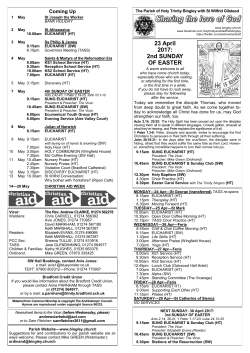 Document - Trinity All Saints CE Primary School