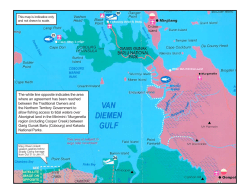 The white line opposite indicates the area where an agreement has