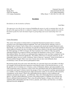 POL S 605 Spring 2013 syllabus