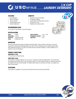 1/4 cup laundry detergent