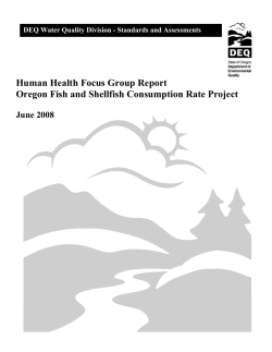 Human Health Focus Group Report