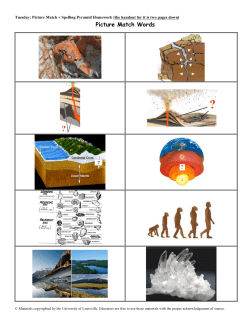 Picture Match + Spelling Pyramid Homework