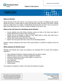 fibroids - Cleveland Clinic