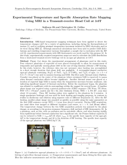 Experimental Temperature and Specific