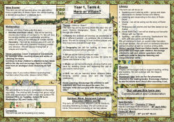 Hero or Villain? - Claremont Primary School