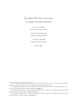 Diversified Risk Parity Strategies for Equity Portfolio Selection