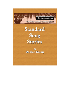 the stories behind the songs &ndash; the standards