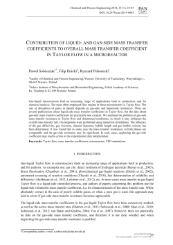 CONTRIBUTION OF LIQUID- AND GAS