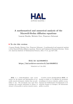 A mathematical and numerical analysis of the Maxwell-Stefan