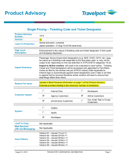 Functional Advisory - Developers