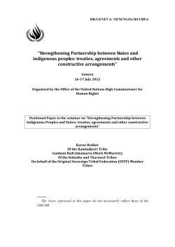 Strengthening Partnership between States