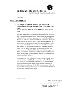 to - J&uuml;disches Museum Berlin