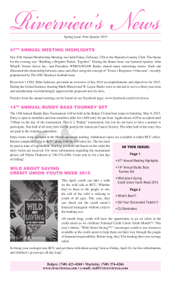 Spring 2015 - Riverview Credit Union
