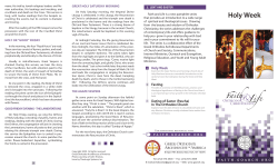 Holy Week - Greek Orthodox Archdiocese of America