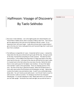 Halfmoon: Voyage of Discovery By Taelo Sekhobo