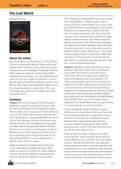 The Lost World - Penguin Readers