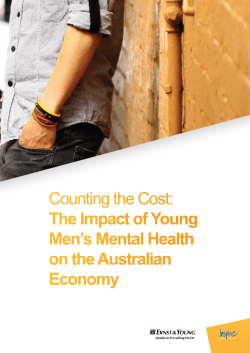 Counting the Cost: The Impact of Young Men`s Mental Health on the