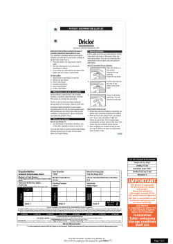 PATIENT INFORMATION LEAFLET