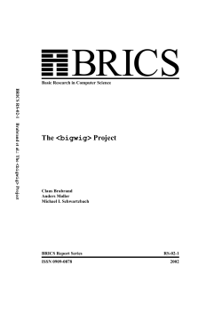 The bigwig> Project