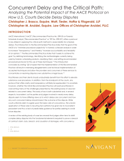 Concurrent Delay and the Critical Path