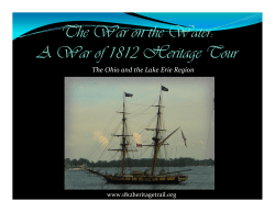The War on the Water: A War of 1812 Heritage Tour