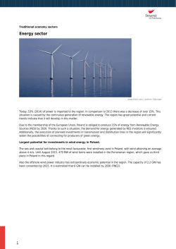 Invest in Pomerania : Traditional economy sectors