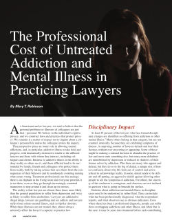 The Professional Cost of Untreated Addiction and Mental Illness in