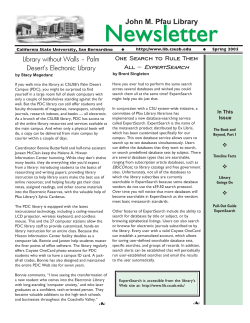 Newsletter - Library