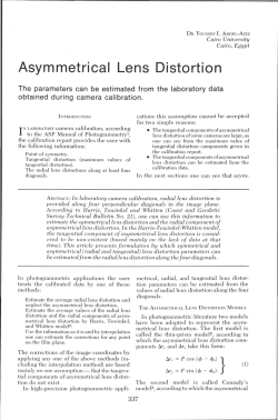 Asymmetrical Lens Distortion