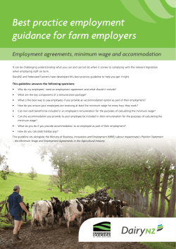 Minimum Wage Best Practice