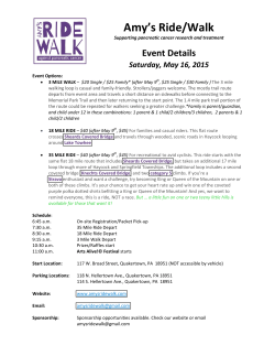 Amy`s Ride/Walk - Amy`s Ride Run Walk