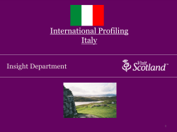International Profiling Italy