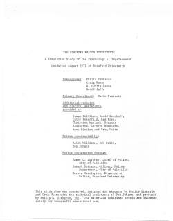 the stanford prison experiment