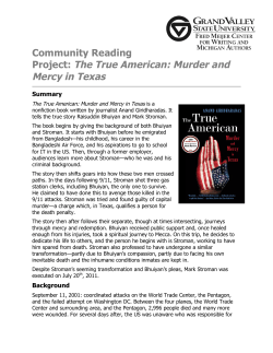 Project: The True American: Murder and Mercy in Texas