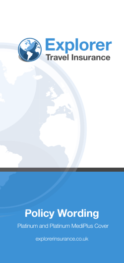 Explorer Travel Insurance