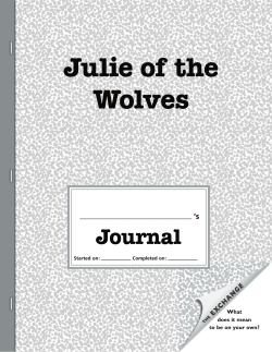 Julie of the Wolves SJ